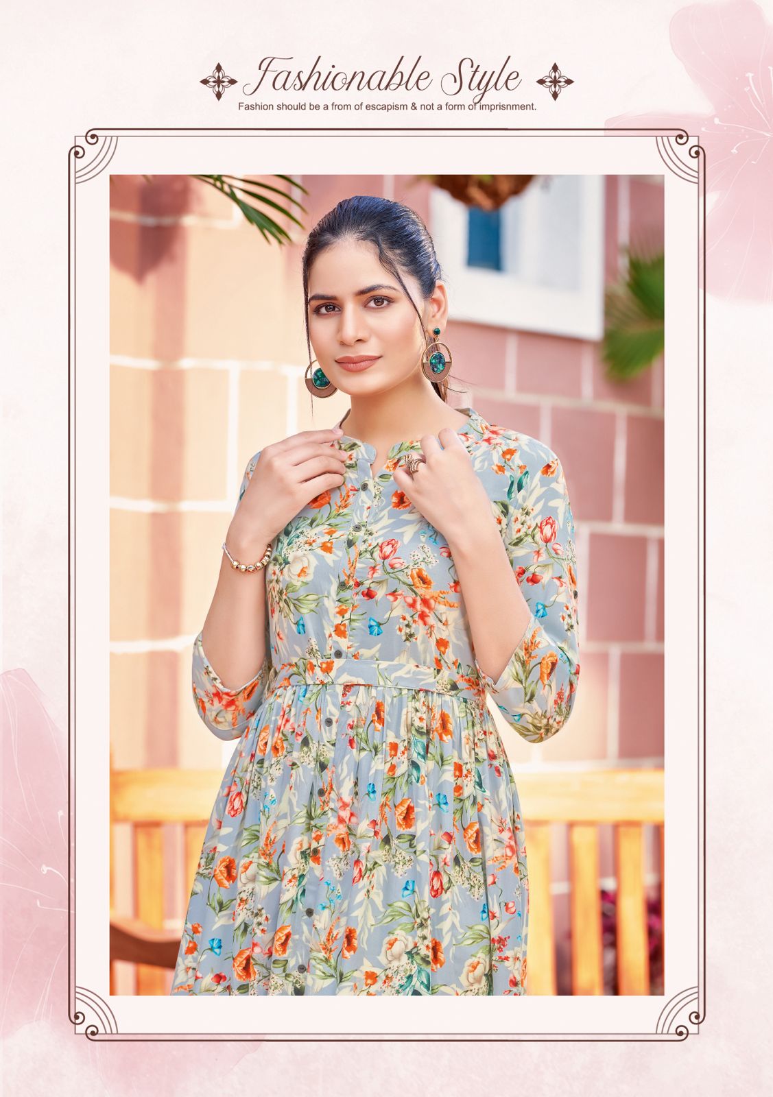 Trendy By Mittoo Rayon Printed Party Wear Kurtis Wholesale Price In Surat